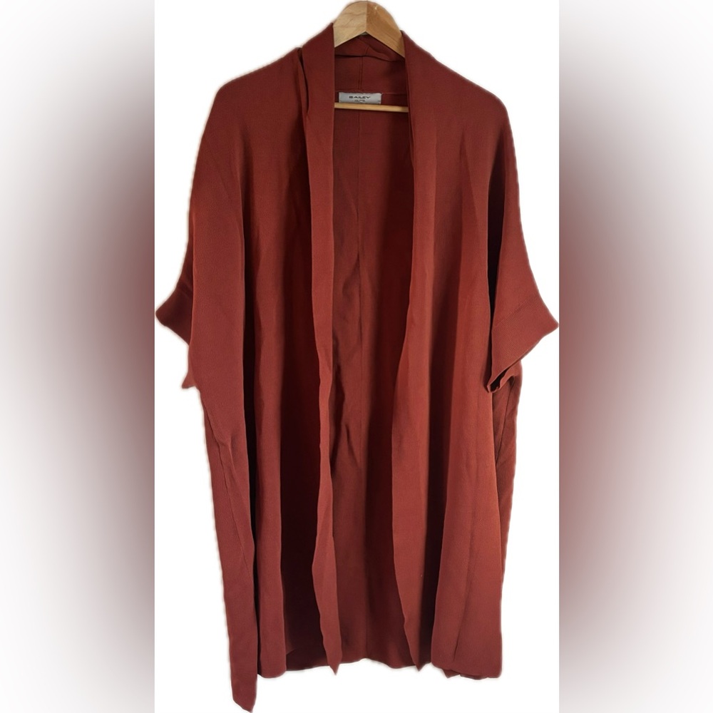 BAILEY Rust Open Front Cardigan